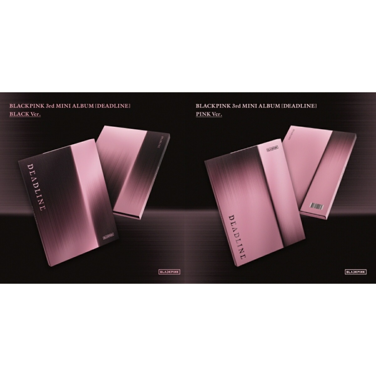 【CD】【2種セット】【レビューで店舗特典付】【和訳選択】BLACKPINK - 3RD MINI ALBUM [DEADLINE] BLACK VER. / PINK VER. ブラックピンク 3集