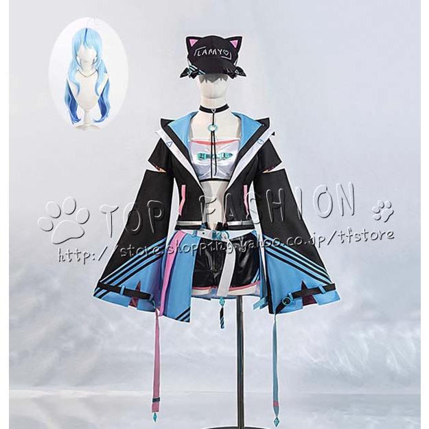 【品質良い 大好評中】hololive ホロライブ VTuber 雪花ラミィ ゆきはならみぃ コスプレ衣装 ウィッグ cosplay コスチューム ハロウィン クリスマス