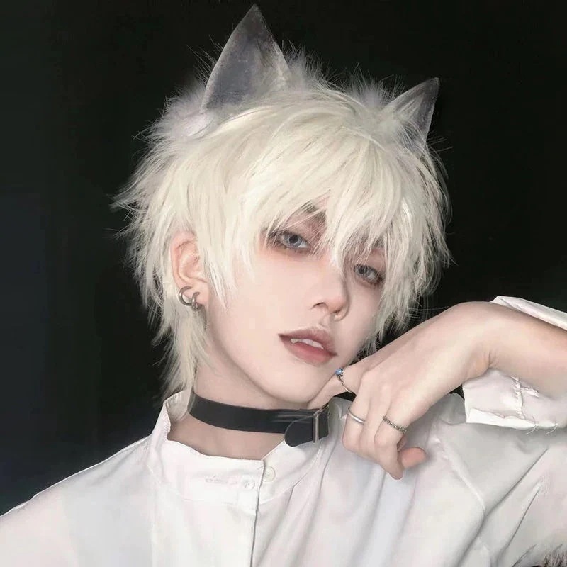 フェイクヘッド 男性 短髪 和装コス 万能すぎる 少年 フェイクヘッド ナチュラル リアル ふわふわ ボーイズ デイリー フルヘッドカバーZKW-0927-1131