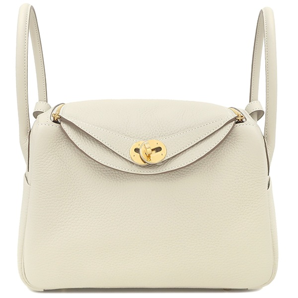 エルメス HERMES 2WAYバッグ リンディ26 トリヨンクレマンス クレ ゴールド金具 新品 未使用 白 新刻印 K刻印(2025年製) 【箱】【中古】