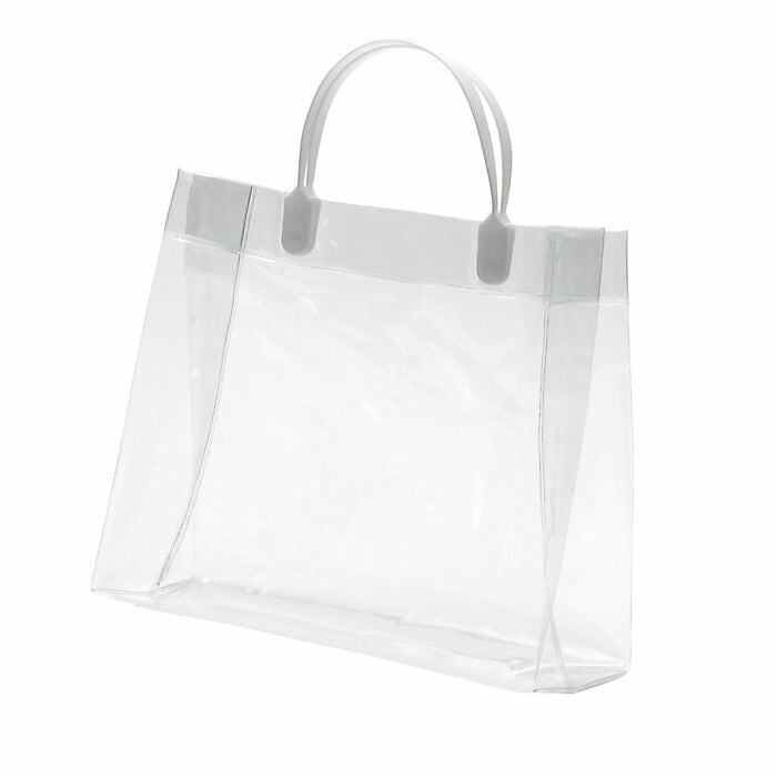 シモジマ HEIKO 透明バッグ ハッピータック付S 10枚 巾300xマチ100x高250mm 手提げ袋 006464060 5,746円