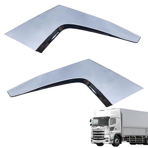 日野 17プロフィア フロントバンパー用 メッキ バンパーガーニッシュ サイドカバー アイライン 左右セット トラック用品 外装 メッキパーツ