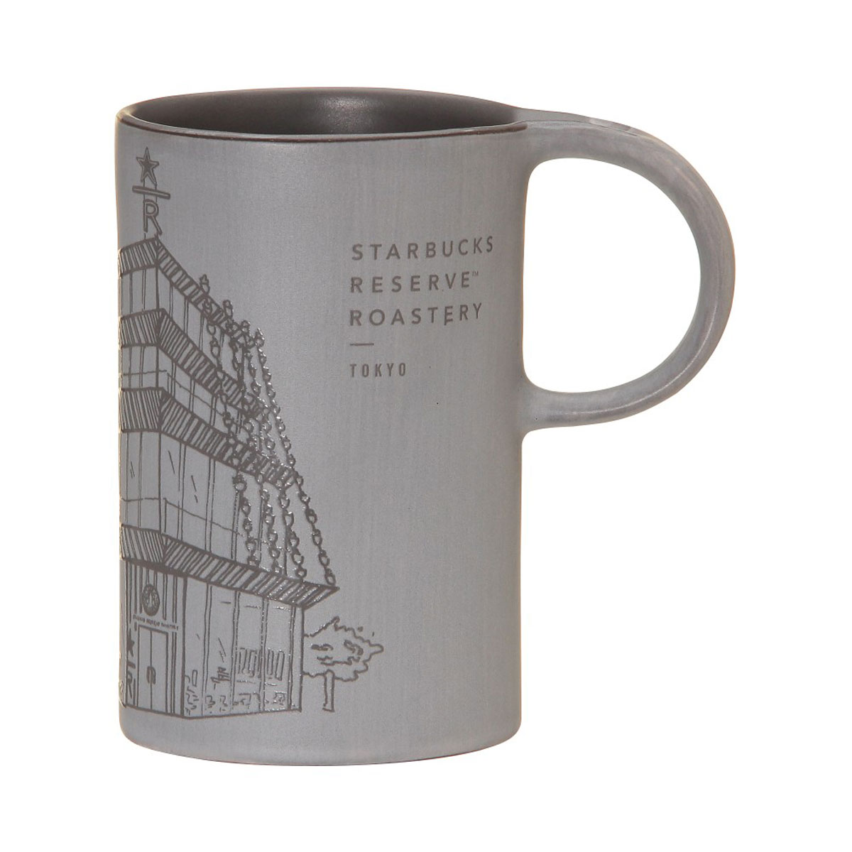 ロースタリー限定 ロースタリー イラストレーションマグセメント296ml 磁器 シンプル 食器 ロゴ コップ コーヒー セメント reserve ロースタリー 日本 東