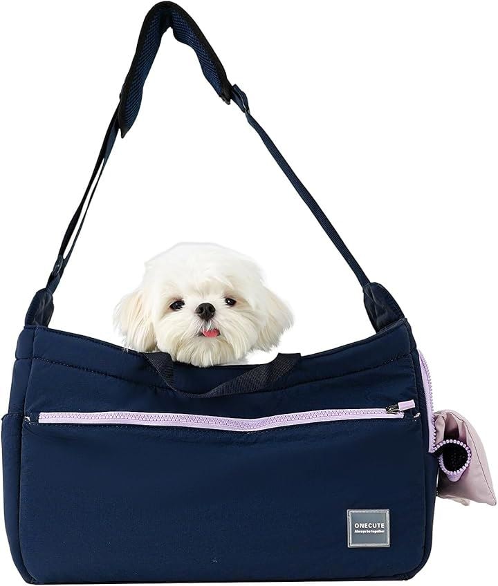 ペットキャリー 柔らかくて快適 ビジネスリュック 普段お散歩 ハード底サポート力強い 5kgまで 猫用 犬用 手提げ 柴犬(ネイビーブルー, 40cm Lx14cm Wx25cm H)
