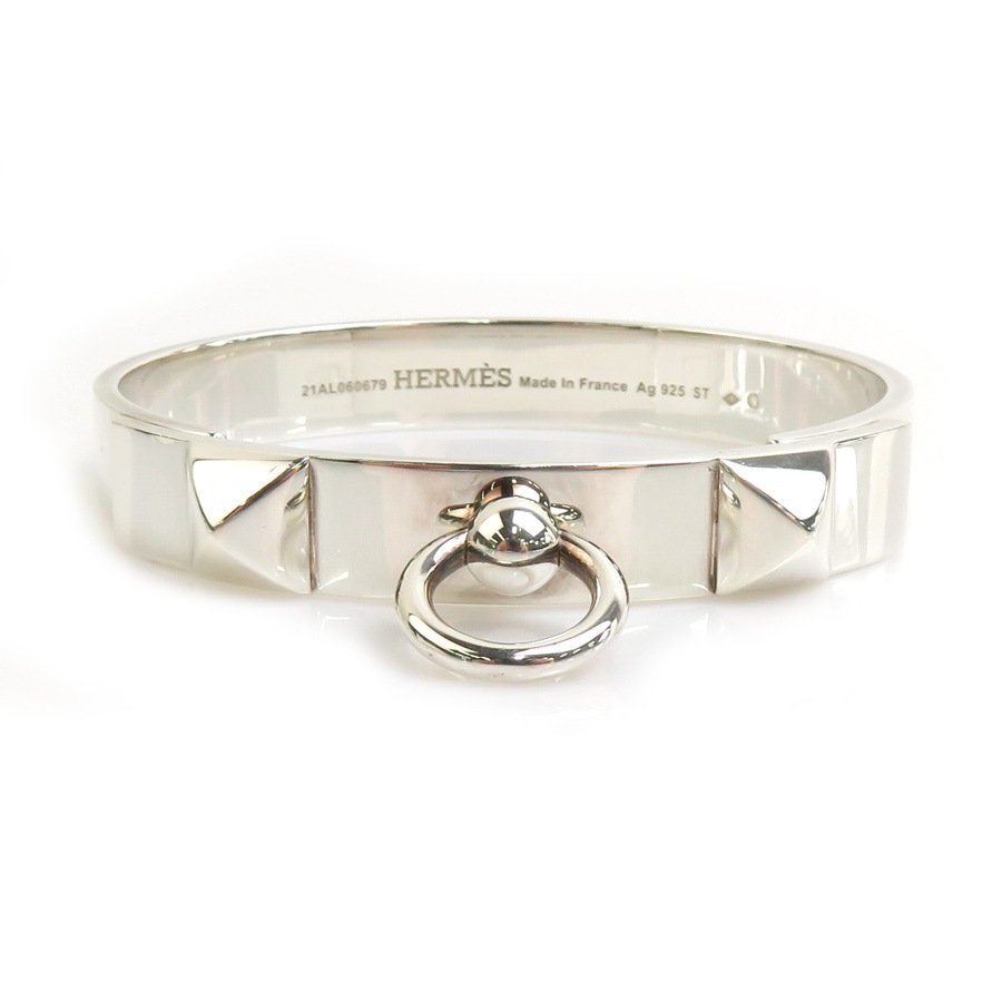 エルメス HERMES ブレスレット バングル コリエ ド シアンPM シルバー925 シルバー レディース 90123a