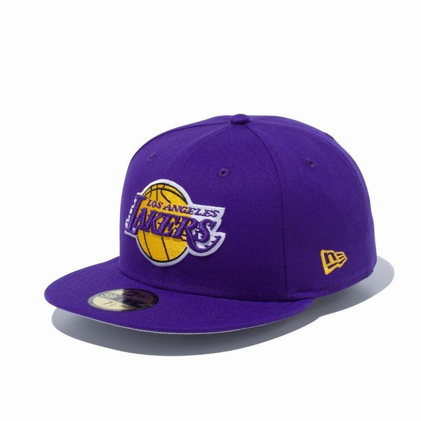 ニューエラ NEW ERA 59FIFTY ロサンゼルス・レイカーズ パープル チームカラー 14525215