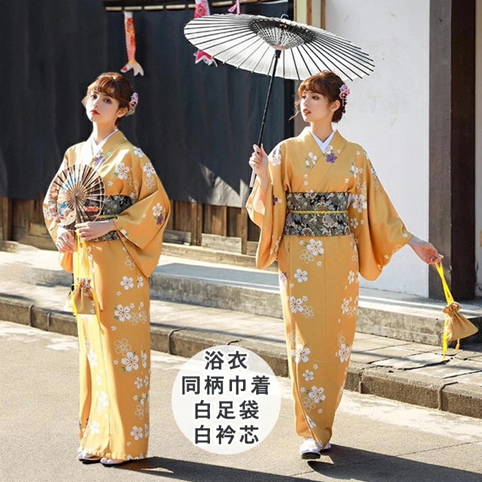 超人気,高評価!!イエロー 浴衣 セット レディース 浴衣セット 大人 着物 和服 コスプレ コスチューム 女性 高校生 花柄 ルームウェア 夏 女性 ゆかた 派手 可愛い おしゃれ きれいめ イベン