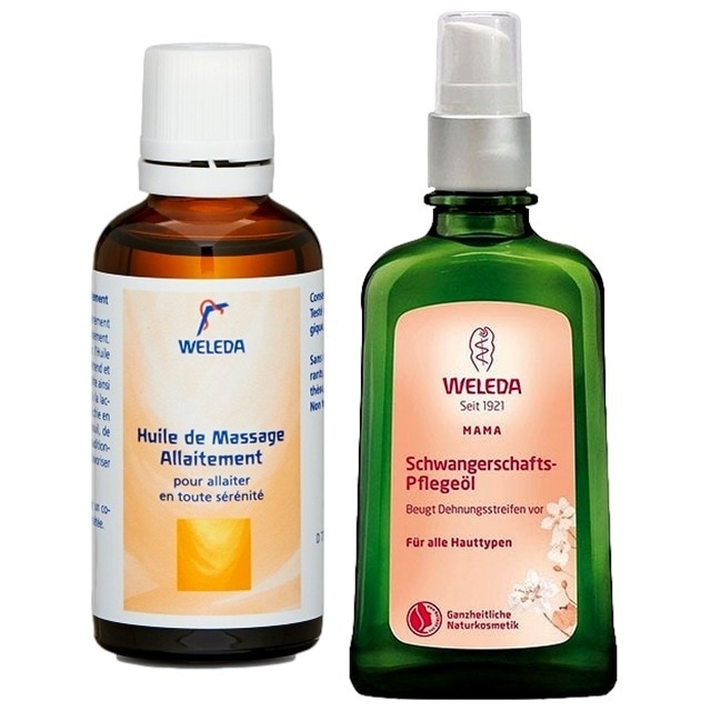 ヴェレダ マタニティ マザーズ バストオイル ＋ ボディオイル ポンプ付 50ml+100ml ポンプ付