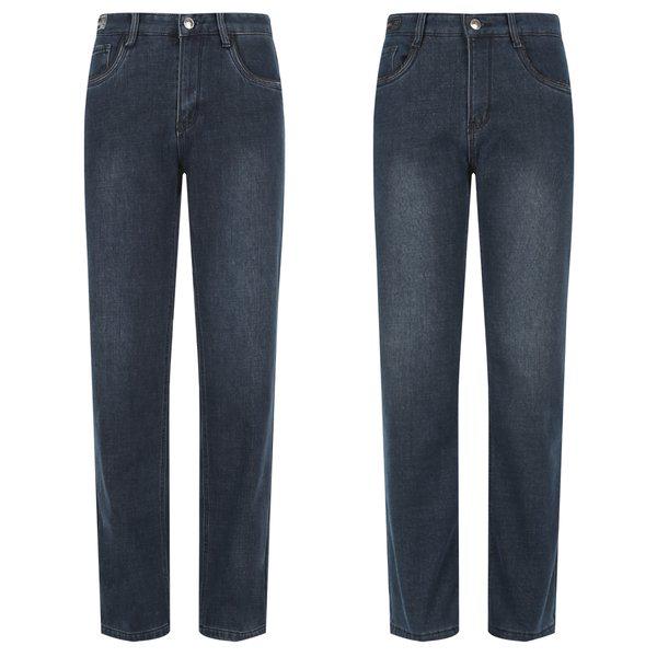 メンズ冬プレミアムウォッシング起毛デニムパンツGD-JEK-561