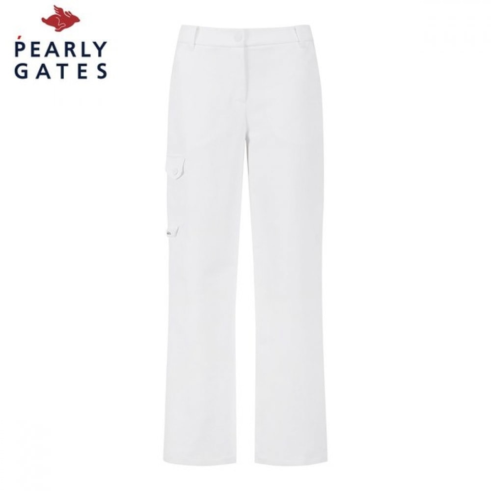 [パリゲイツ] レディースサイドポケットストレッチパンツ