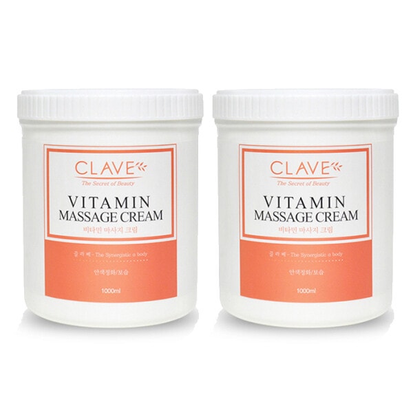 (レディ) クラベ ビタミン マッサージクリーム 1000ml 2本 肌 保湿 大容量