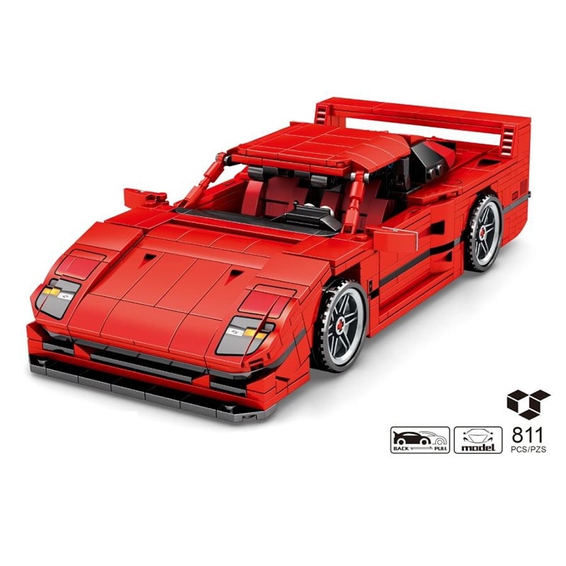 ブロック互換 レゴ 互換品 レゴプルバック車 フェラーリF40車 クリスマス プレゼント ギフト 誕生日 5,320円
