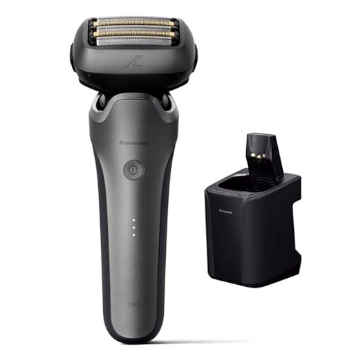 パナソニック メンズ シェーバー ラムダッシュ PRO 5枚刃 電動 髭剃り メンズ ラムダッシュAI+ 全自動洗浄充電器 ES-L570W-S シルバー 25,514円