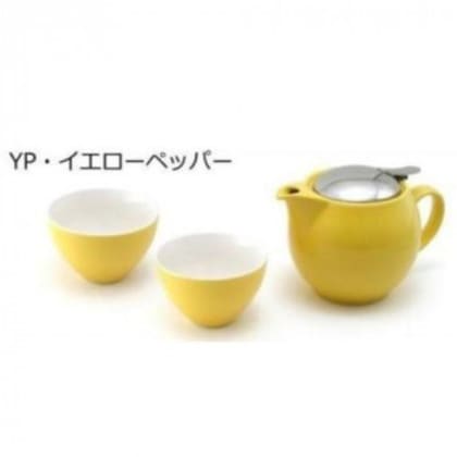 ユニバーサルポット ギフトセット (ユニバーサルティーポット3人用+ティーカップワイド×2) ZG-001 YP
