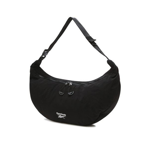 [24SS] ベクトルナイロンホーボーバッグ - ブラック REBA4EY31BK