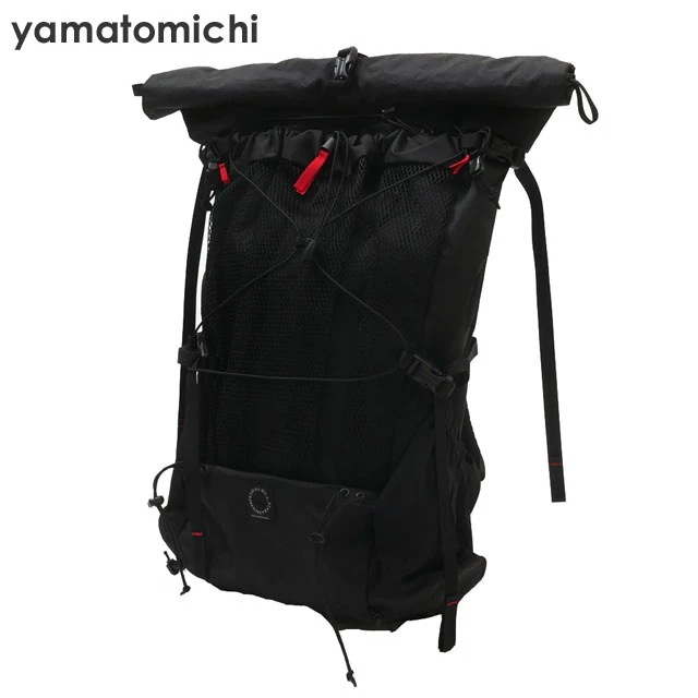 山と道 Yamatomichi THREE BACKPACK スリー Black Mesh メッシュ Mサイズ 登山 ハイキング アウトドア 276-000384-041