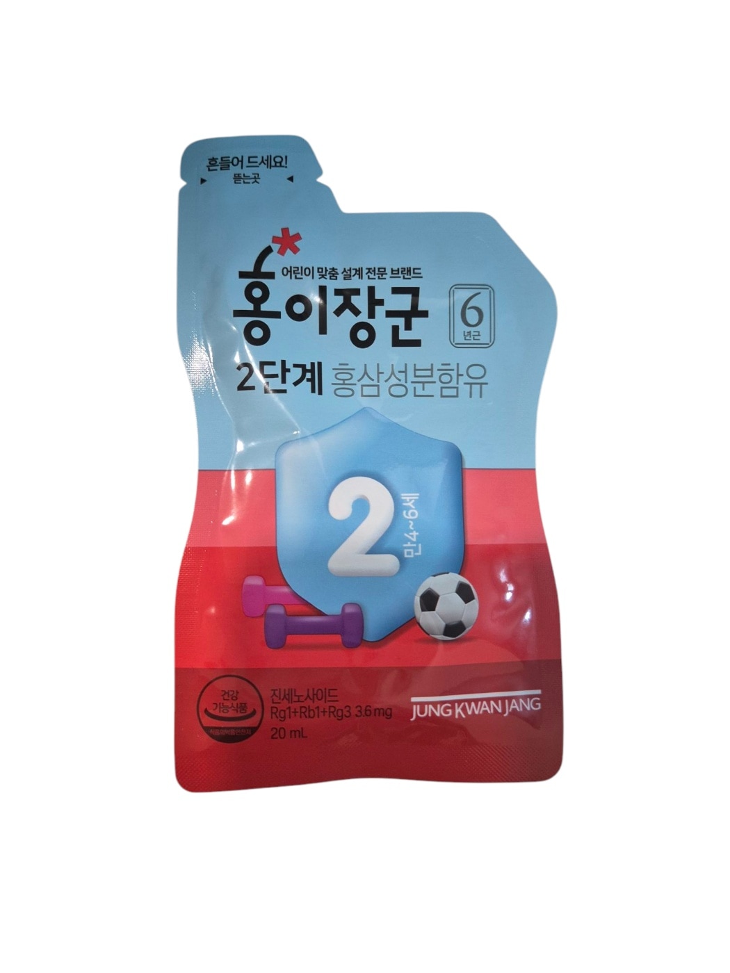 正官庄 ホンイ将軍2段階のみ4-6歳の子供紅参