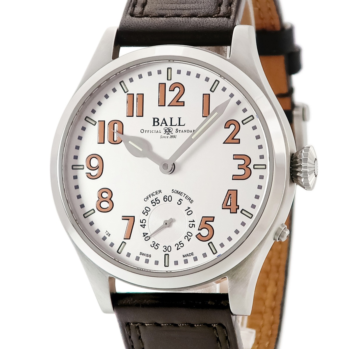 エンジニア マスター 2 オフィサー NM2038D-LJ-WH 手巻き メンズ ホワイト スモールセコンド 3年保証 81,010円