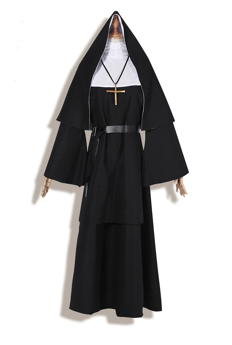大人気コスプレ変装仮装 衣装 鬼シスター TheNun 牧師