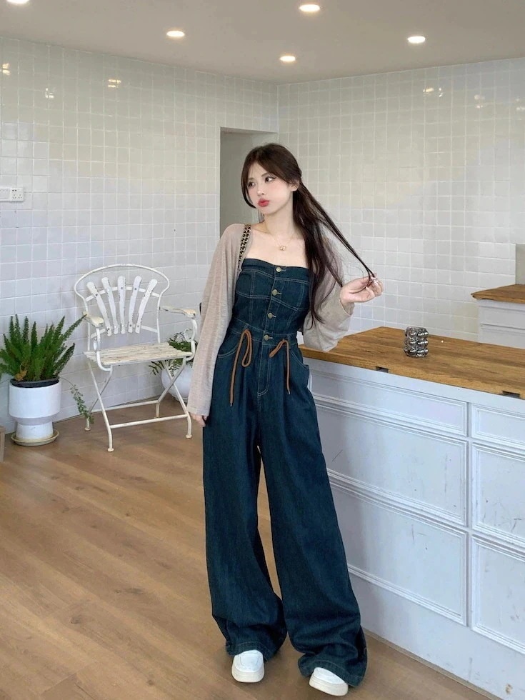 オーバーオールスラックスパンツサロ ノースリーブ ワイドパンツ サロペット ワンピースカジュアル キャミソール ワイドパンツ 涼しい サロペットデニムパンツ コーデ完成！通気性 【急速出荷/送料無料】