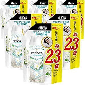 [ケース販売] レノア アロマジュエル 香り付け専用ビーズ ホワイトティー 詰め替え 特大 1,08