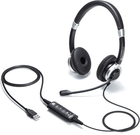 サンワサプライ ノイズキャンセリングマイク付きUSBヘッドセット（両耳タイプ） MMHSU15ANC