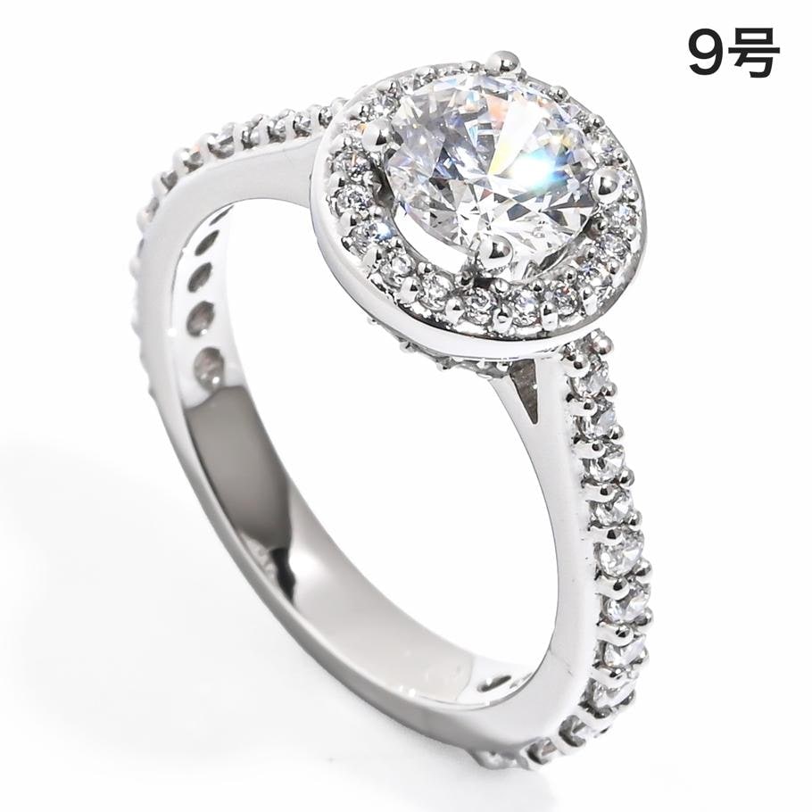 リング 指輪 9号 レディース Una Angelic ウナ クリア シルバー 5717927 ジュエリー アクセサリー