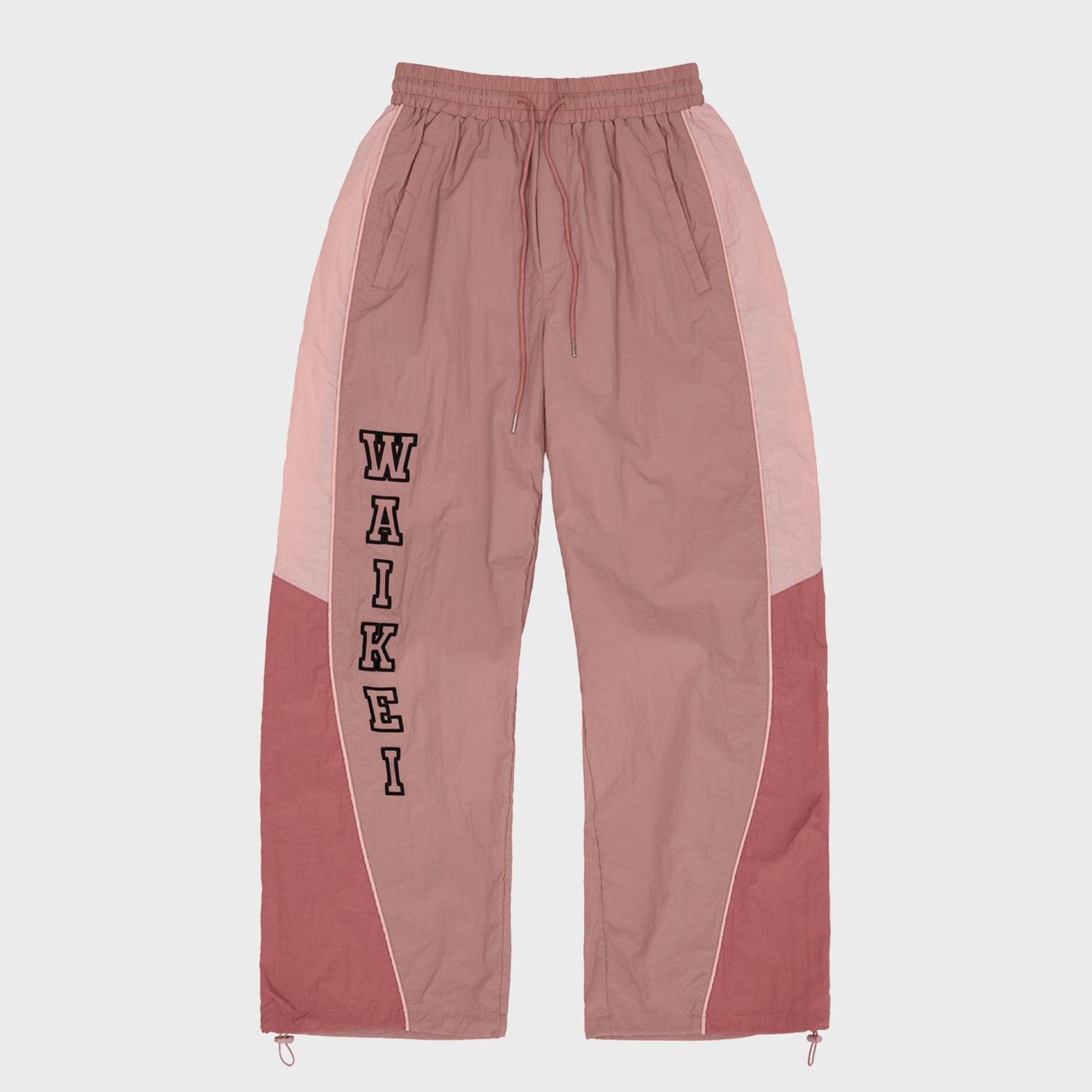 Color block racing track pants PINK