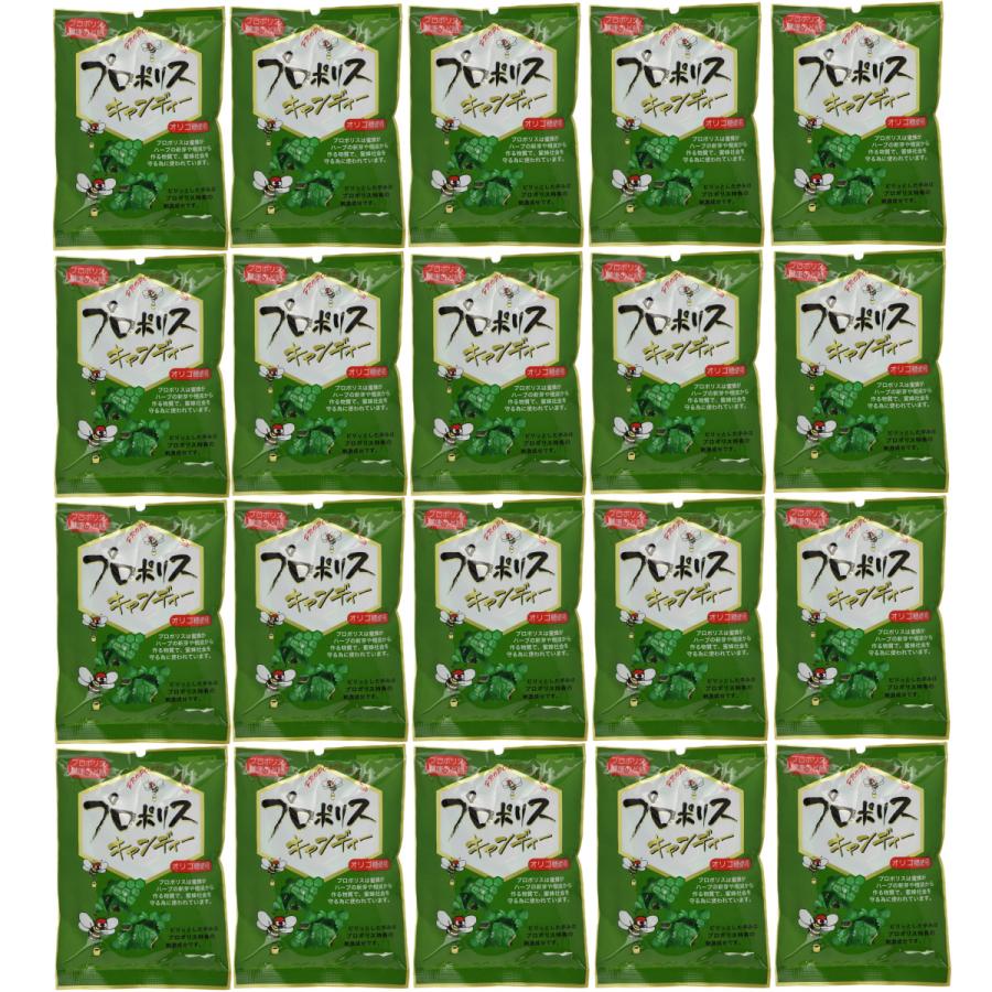 プロポリス キャンディー 100g 健康 のど飴 20袋セット