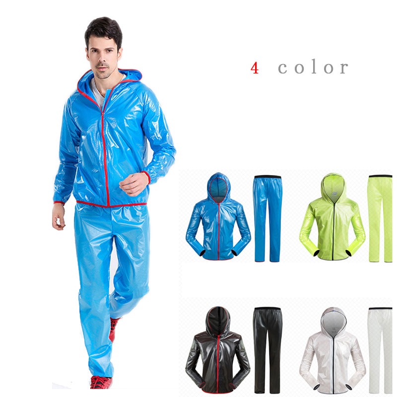 レインスーツ レインウェア 上下セット 自転車カッパ レインコート 通気性 サイクルウェア マウンテンバイク 通勤通学 御釣り アウトドア レディース メンズ 4色