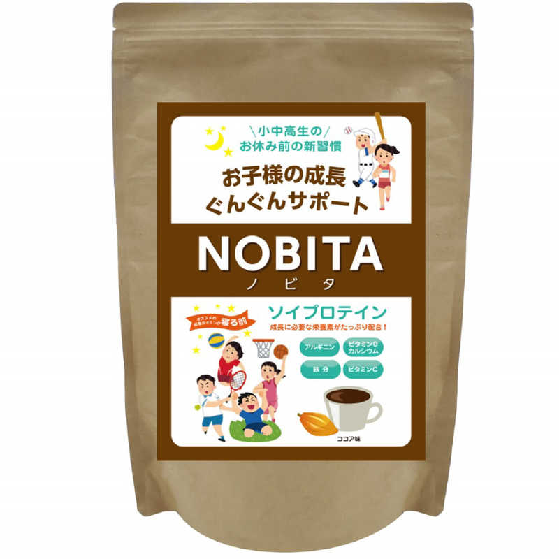 スパッチオ　ジュニア用プロテイン NOBITA ソイプロテインノビタ(ココア味/600g)FD-0002 ココア味　FD0002004 4,406円