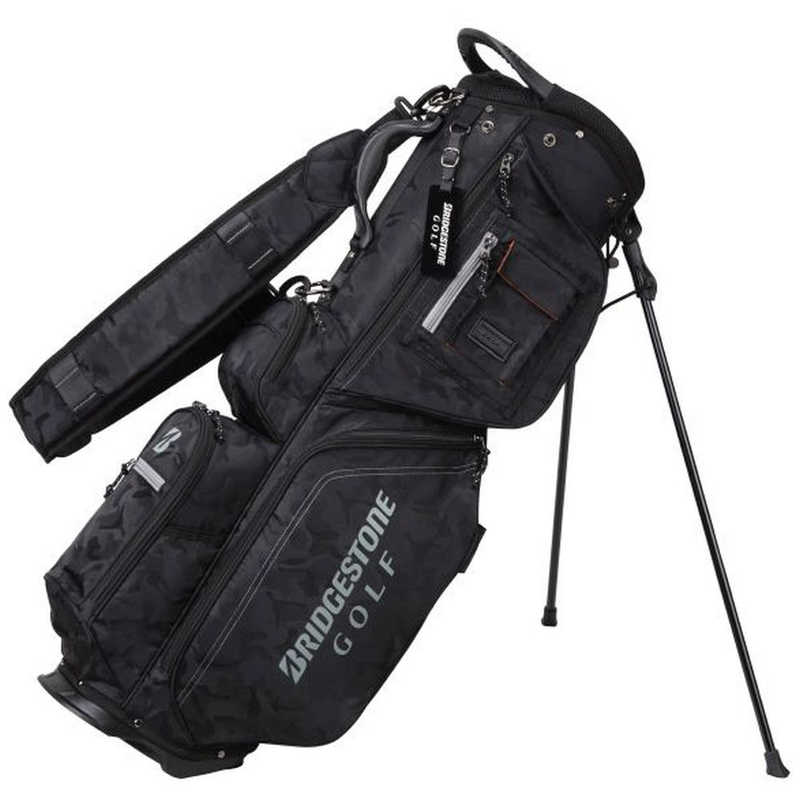 ブリヂストン　軽量スタンドモデル キャディーバック ブラック/カモフラージュ　CB2525