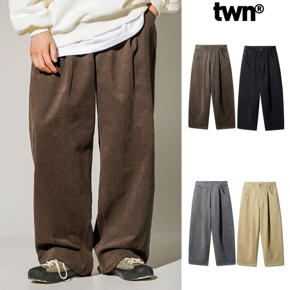 [TWN] Ragtime Wide Cotton Pants