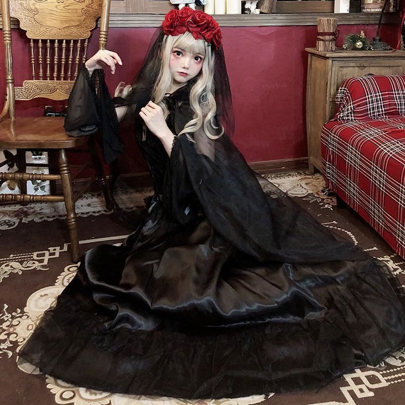 ハロウィン コスチューム ゴースト 花嫁 魔女 魔女 ヴァンパイア メイク コスプレ衣装 大人 魔女 ドレス