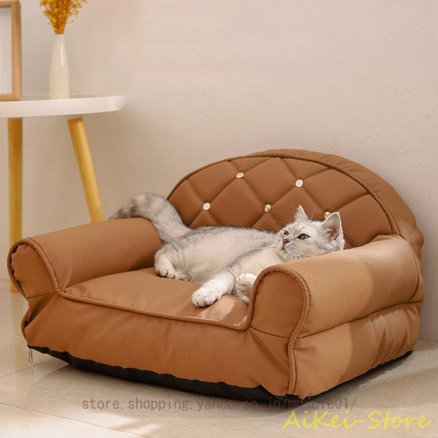 即納セ.ー.ル!ペットソファー ペットベッド ソファー 猫 犬 猫ソファー 犬ソファー オールシーズン ふわふわ お昼寝 猫ベッド 犬ベッド 広々空間 柔らかい素材 無地