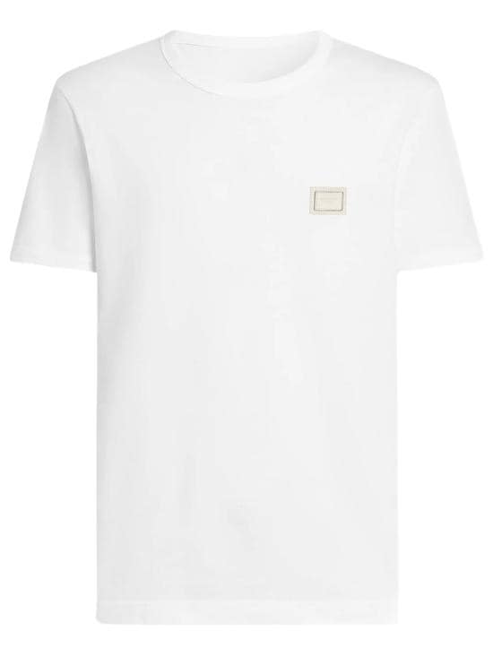 DOLCE & GABBANA Men Tops G8PV1T G7Q1Q W0800 BIANCO OTTICO