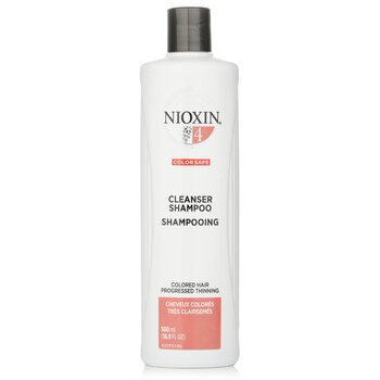 Nioxin ダーマ ピュリファイング システム 4 クレンザー シャンプー (カラー ヘア, プログレス シンニング, カラー セーフ)