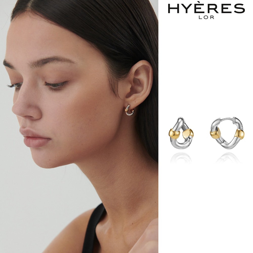 [HYERES LOR] Erite23 SV(C) Combi One Touch Earring S 12,081円