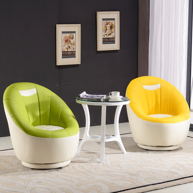 北欧スタイルの一人掛けリラックスソファチェアコンパクトな寝室やリビングルームバルコニー用