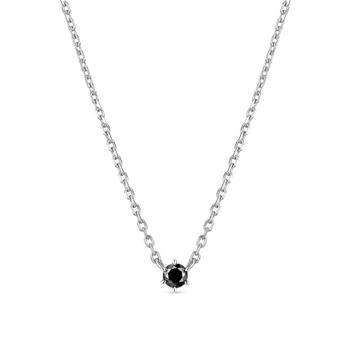 ドロシー 14k ステラブラックダイヤモンドネックレス (パート 1/3)