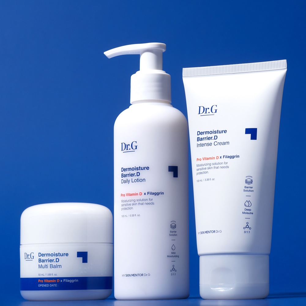 ドクタージザモイスチャーバリアD全家族保湿3種セット（クリーム100ml+ローション200ml+夜50ml）