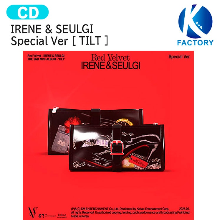 国内発送 IRENE & SEULGI Special Ver [ TILT ] Mini 2nd Album Limited Edition / 1次予約