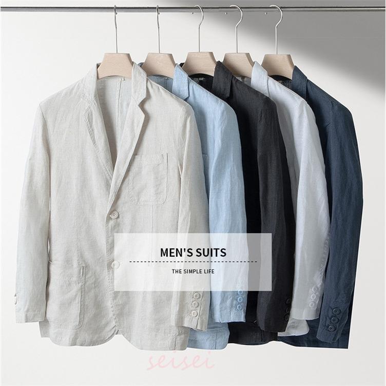 ジャケット メンズ　春秋 薄手 ビジネス テーラード 麻ジャケット メンズ ン アウター 長袖 スーツ フォーマル カジュアル アウター ジャケット