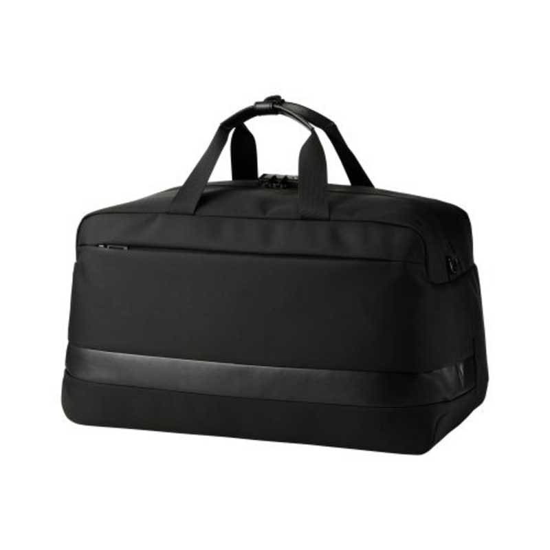エレコム　ELECOM　防犯ボストンバッグ 38L 2Way 手提げ/ 肩掛け TSAロック(ダイヤルロック式) 15.6インチPC収納可 ブラック　BM-DBSC01BK