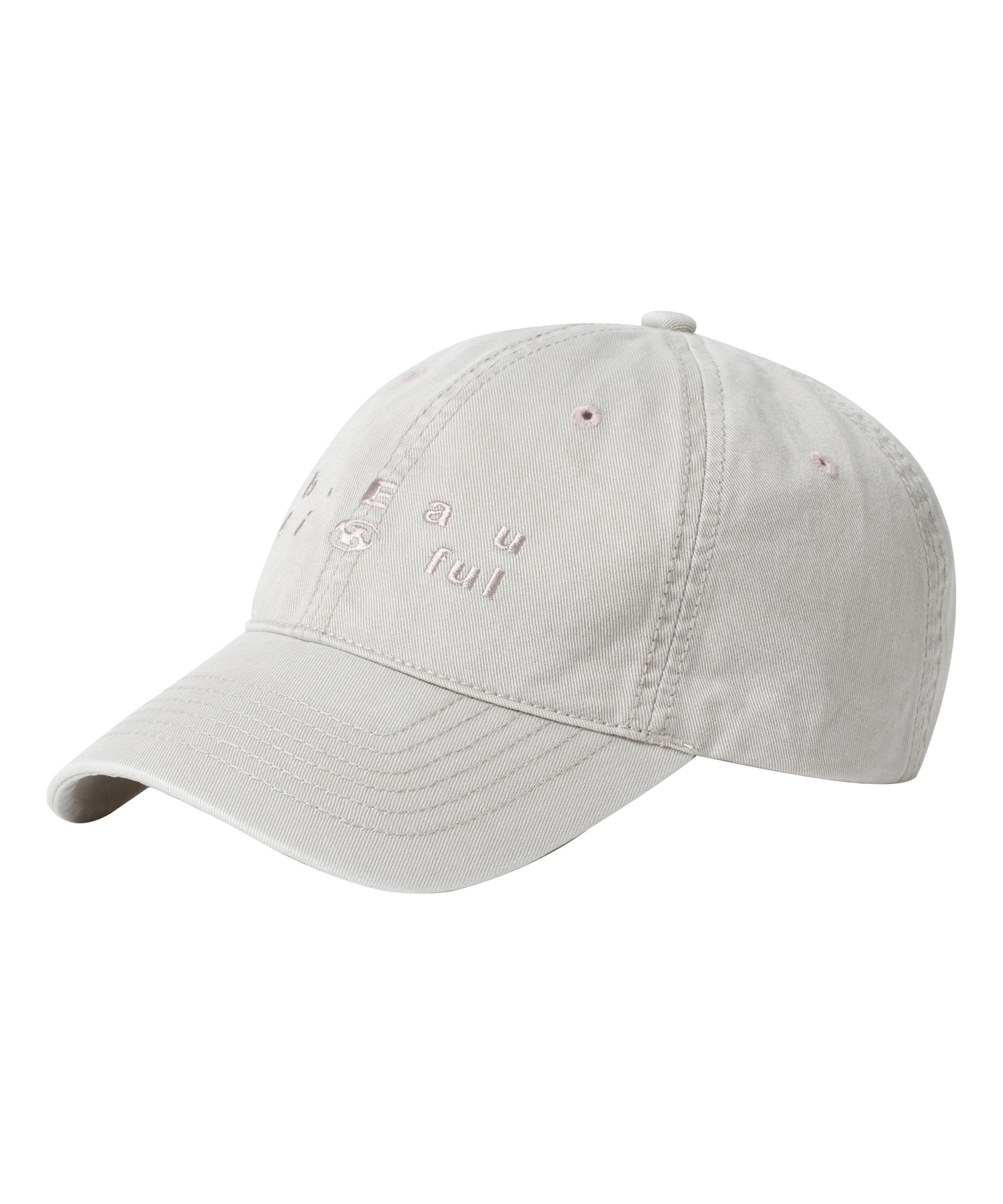 【SANSANGEAR】 SAN SAN X b.E WASHED BALL CAP : LIGHT GREY