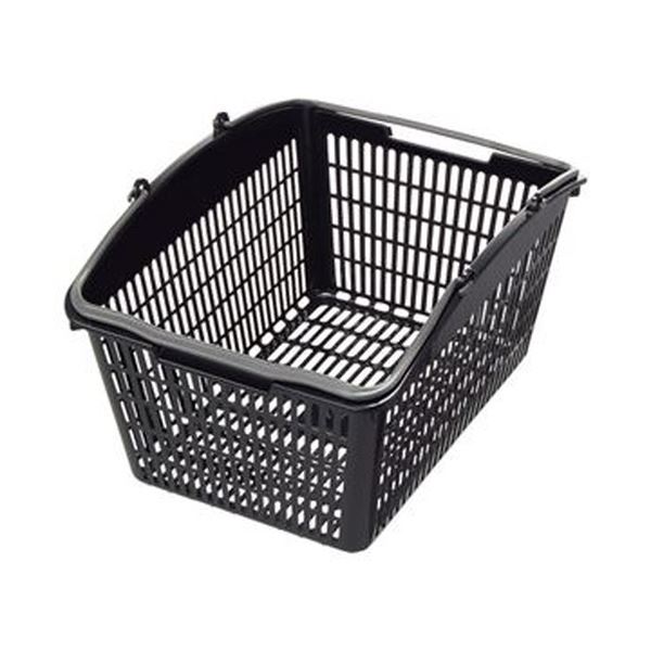 （まとめ）スーパーメイト ショッピングバスケット16L ブラックダークグレー PB-16BG 1個20セット