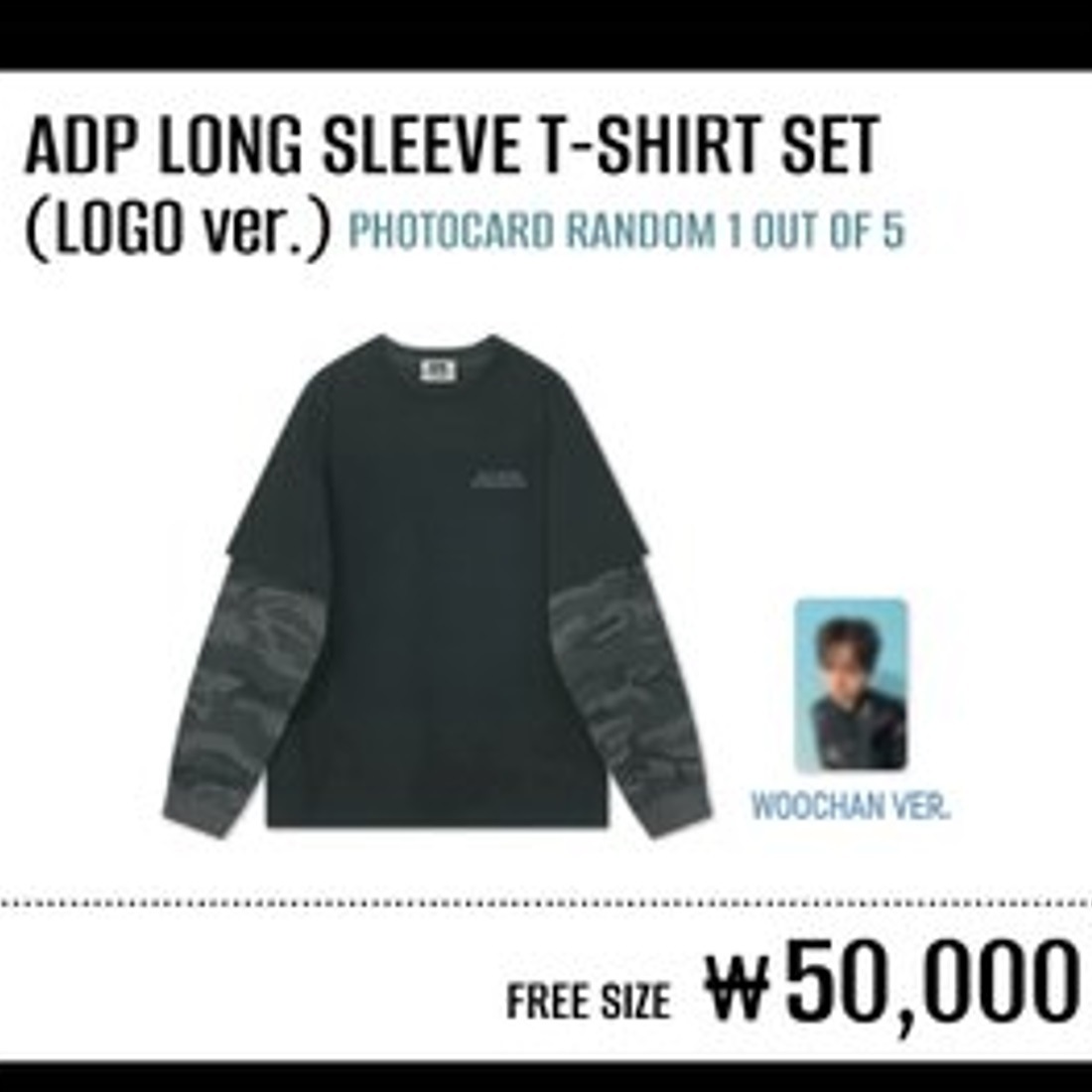 [公式] ALLDAY PROJECT The 1st EP Album [ALLDAY PROJECT] POP-UP ADP LONG SLEEVE T-SHIRT SET (LOGO ver)