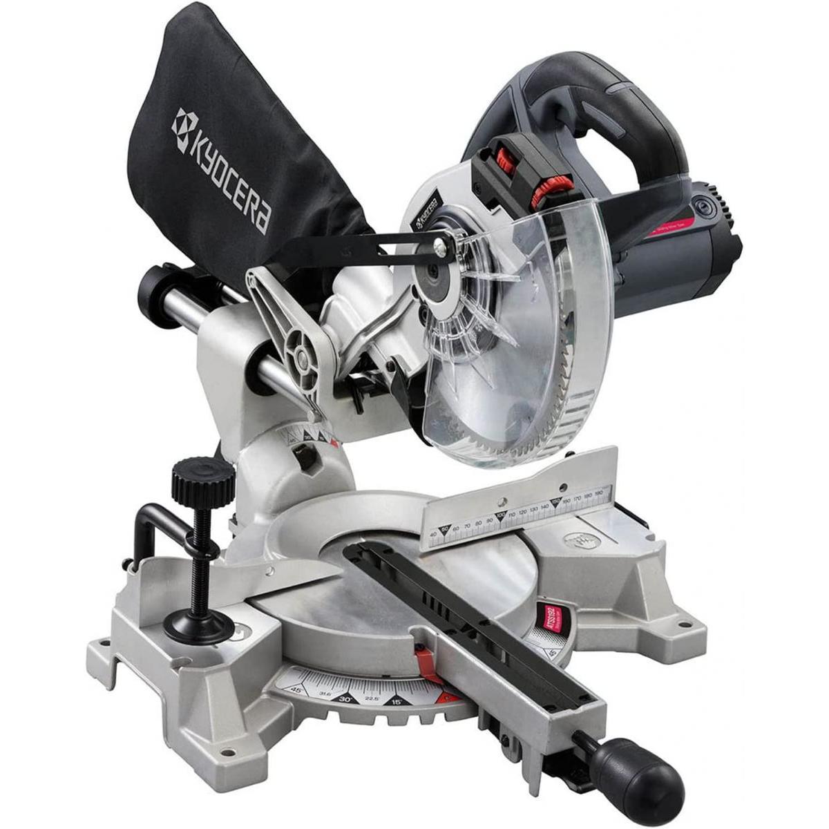 京セラ 旧リョービ 卓上スライド丸ノコ ATSS192 ノコ刃外径190mm 左傾斜 レーザーマーカー チップソー付 軽量 ベーシックモデル