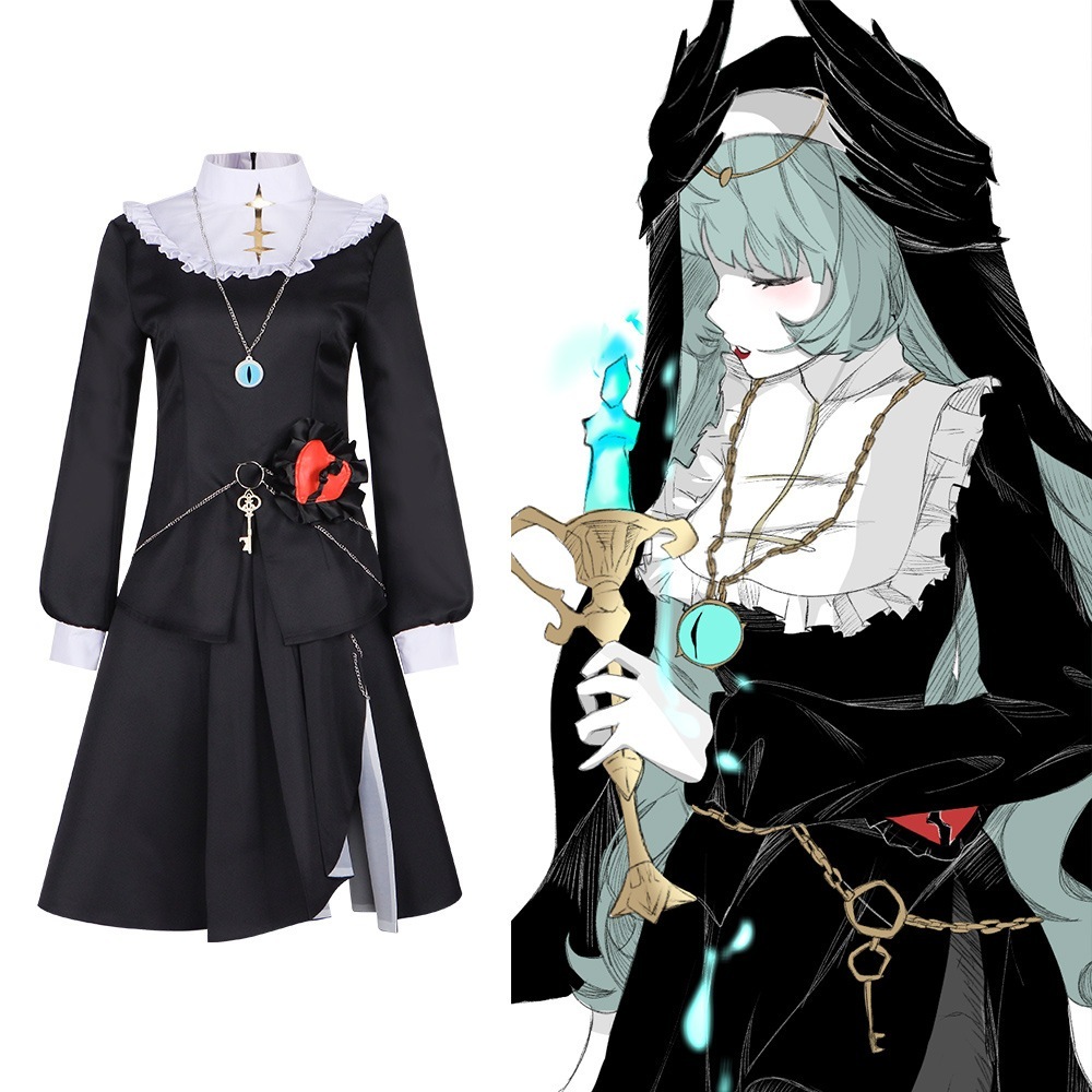 エッグパーティーコスプレ衣装ホラーナイトスネークペイジコスプレゲームロールプレイングコスチュームドレスからの脱出