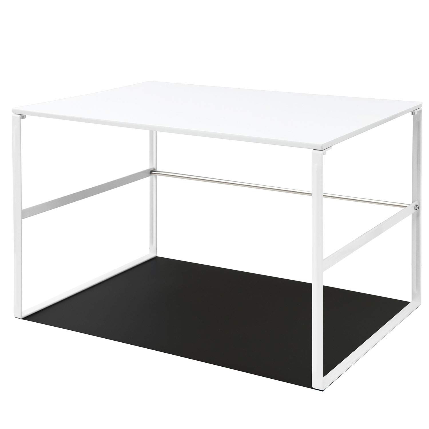 リヒトラブ パソコン台 モニター台 机下台 白 幅52×奥行35×高さ31.7cm 耐荷重15kg A7360-0 40469